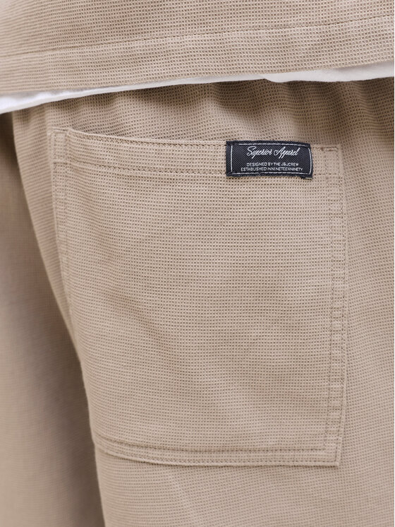Jack & Jones Jack & Jones Stoffshorts Jaiden 12295862 Beige Relaxed Fit