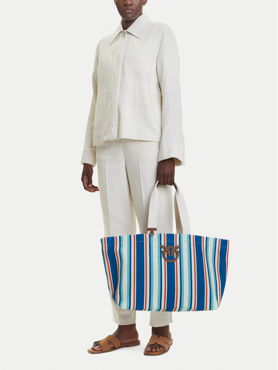 PINKO PINKO Сумка Shopping Bag Extra PE 25 PLTT 104754 A2G5 Голубий