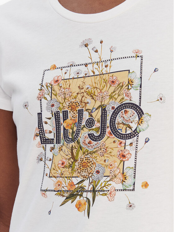 Liu Jo Liu Jo Tričko WA6493 JS923 Biela Regular Fit