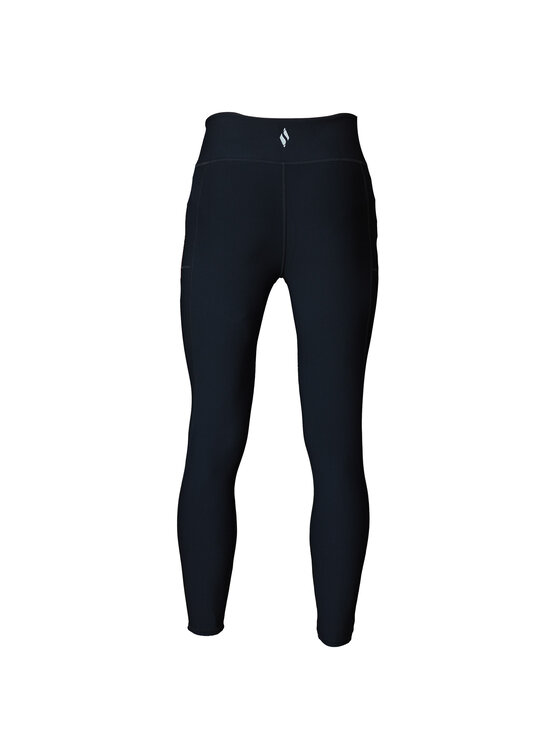 Skechers Skechers Legginsy Skechers GO Flex Rib Fl HW Legging Czarny Slim Fit