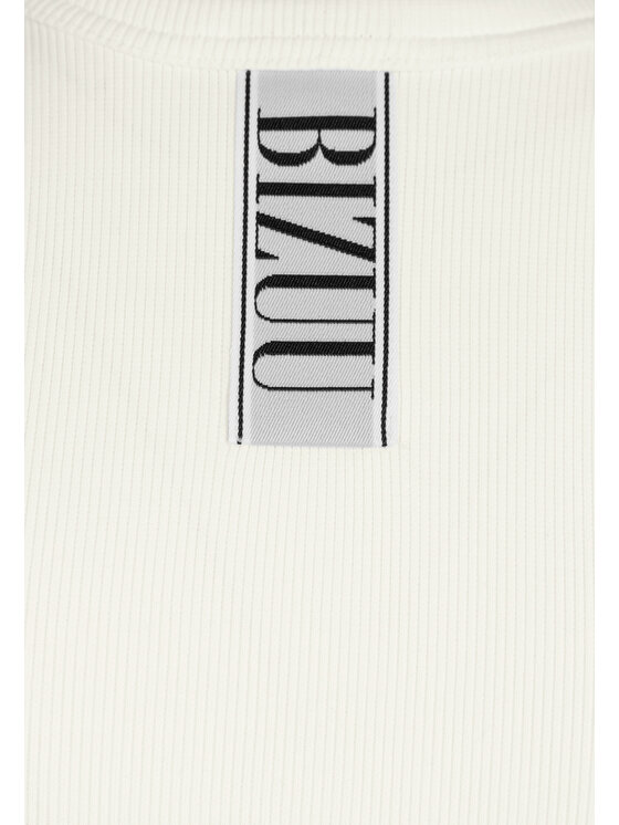 BIZUU BIZUU T-Shirt ALEXIN Biały Standard Fit