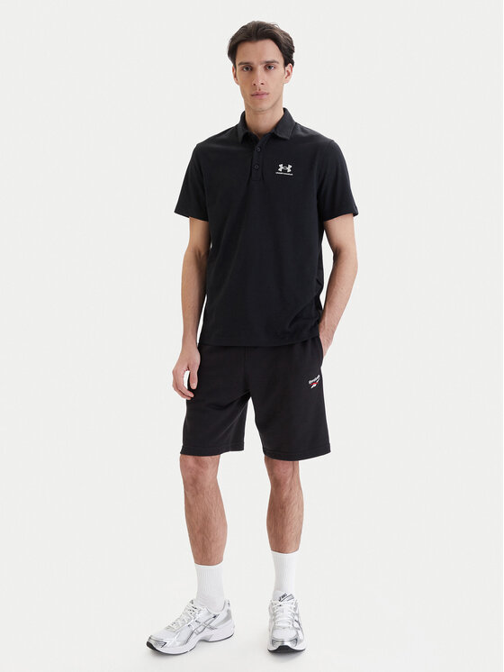 Under Armour Under Armour Tricou polo UA Icon 1386608 Negru Loose Fit