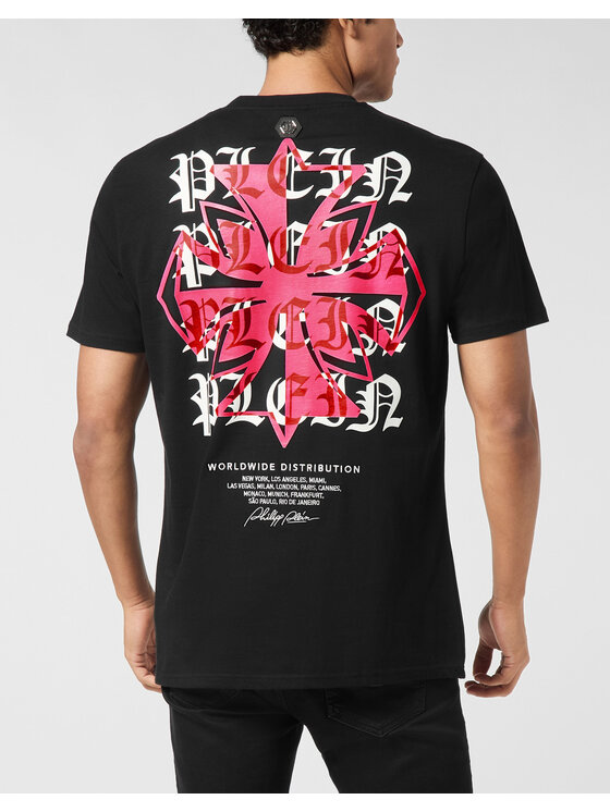 PHILIPP PLEIN PHILIPP PLEIN T-Shirt 26215 Czarny Regular Fit