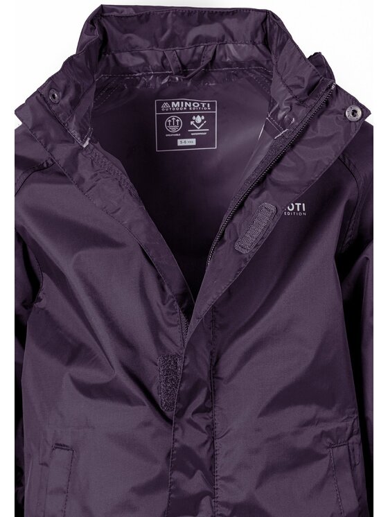 minoti minoti Kurtka przeciwdeszczowa 27KMJACKET4 Fioletowy Regular Fit
