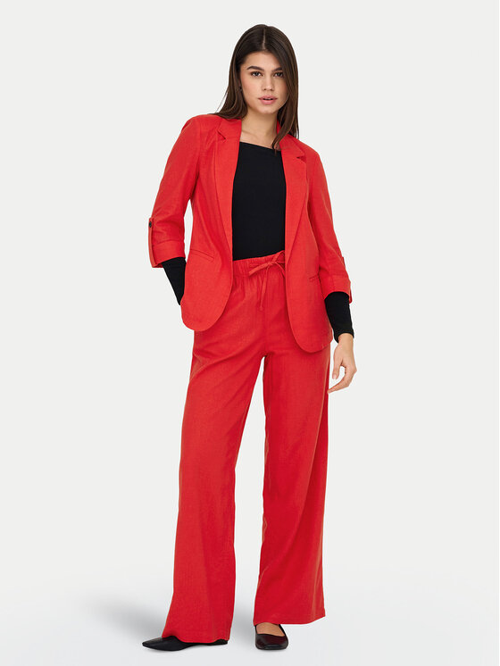 ONLY ONLY Suknjič Caro 15312199 Rdeča Loose Fit