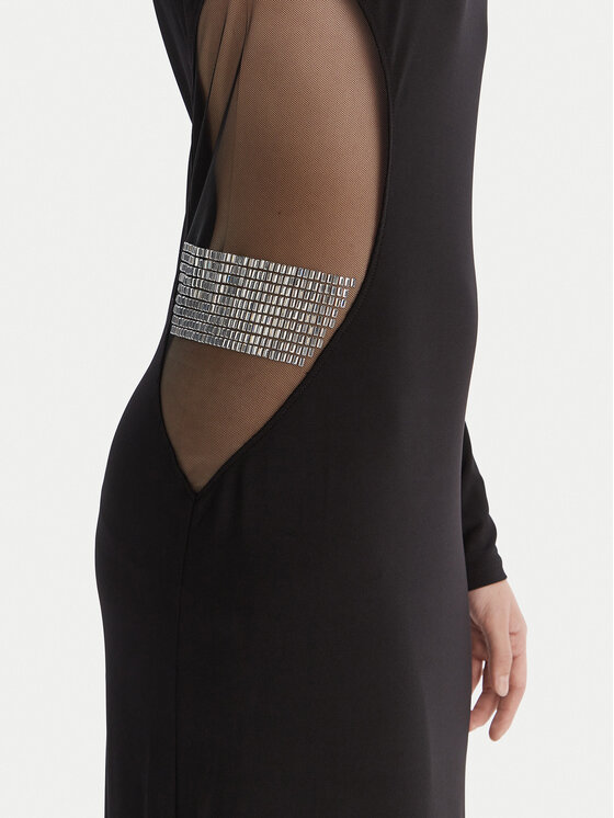 Patrizia Pepe Patrizia Pepe Вечірня сукня 2A2968 J338 Чорний Regular Fit