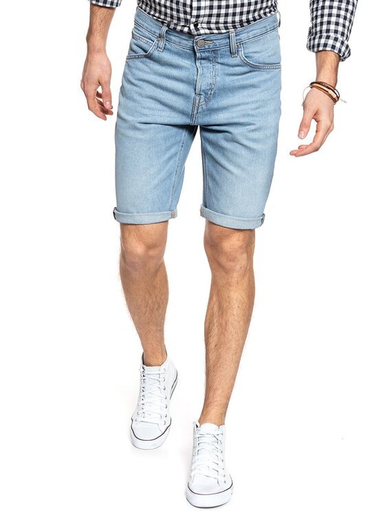 Lee Lee Pantaloncini di jeans 5 POCKET SHORT Blu Regular Fit