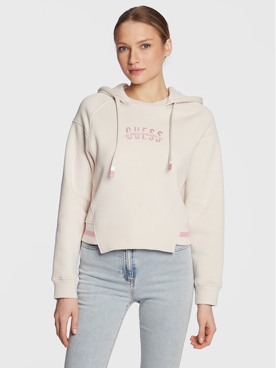 Guess Guess Світшот Amalia W3RQ07 K9Z21 Бежевий Relaxed Fit