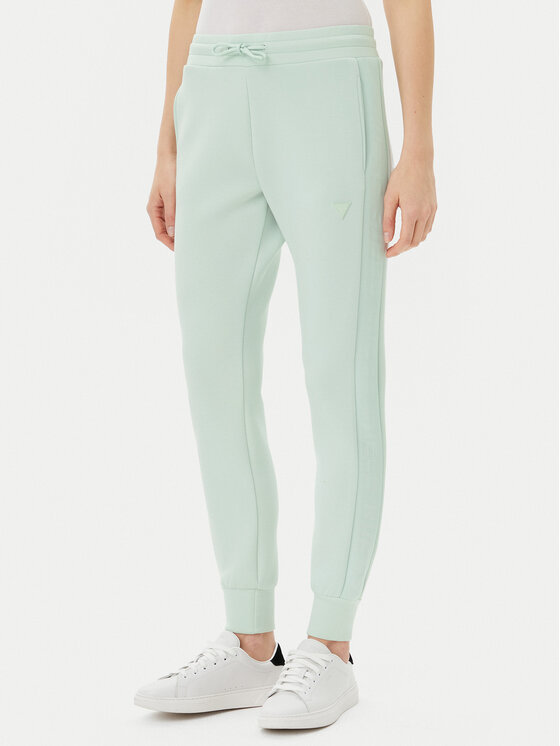 Guess Dámske nohavice V2YB18 K7UW2 Zelená Regular Fit