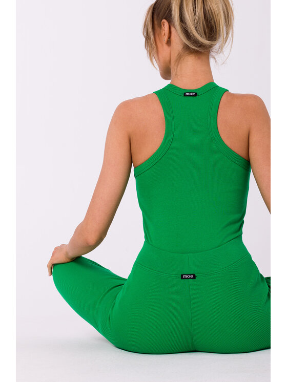 Made of Emotion Made of Emotion Leggings M734 Verde Premium Fit