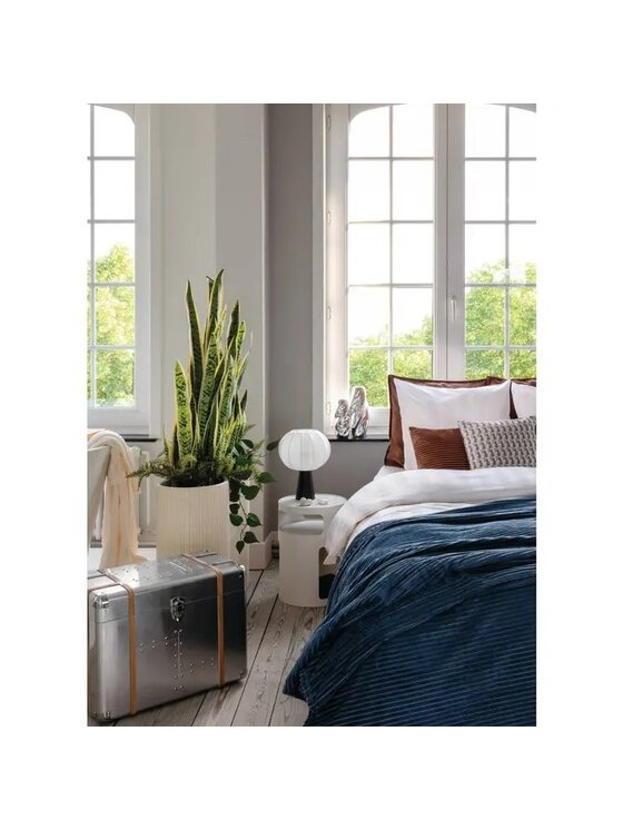 MIAhome MIAhome Narzuta na łóżko teksturowana 220x240 cm Arum Granatowy
