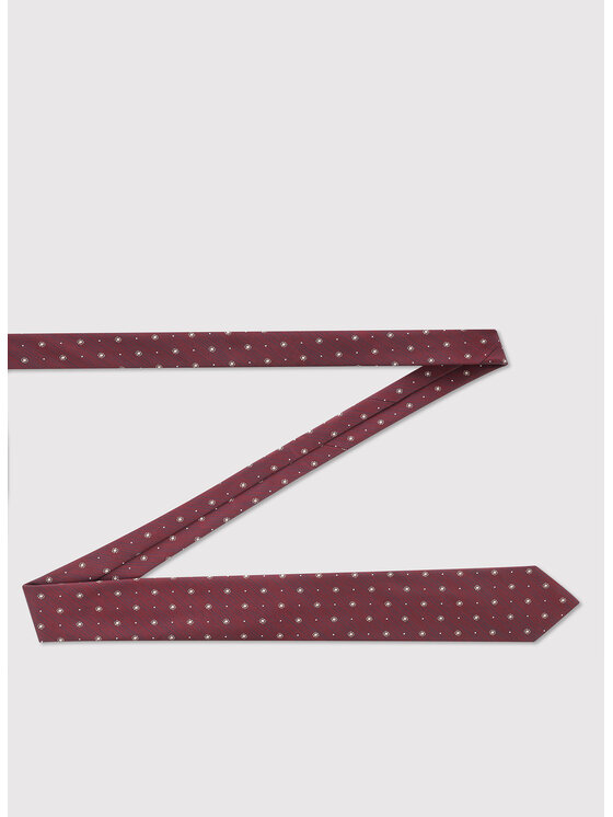 Pako Lorente Pako Lorente Krawat P25WF-KX-012 Bordowy