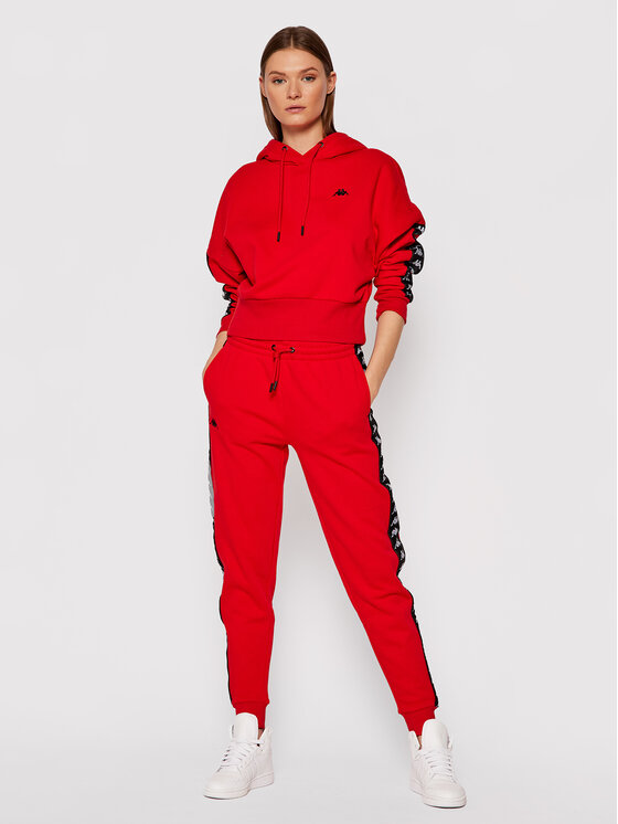 Felpa della kappa rossa new arrivals