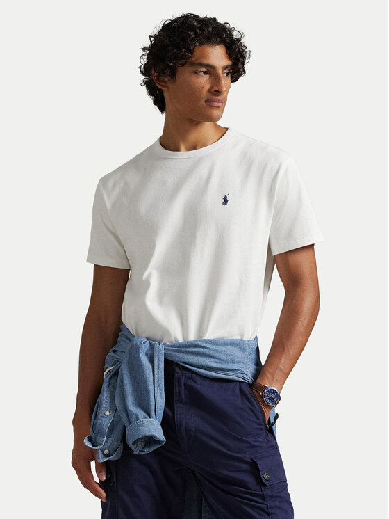 Polo Ralph Lauren Polo Ralph Lauren T-Shirt Classics 710811284002 Bílá Regular Fit