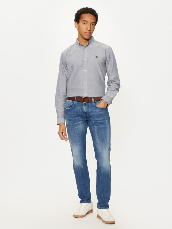 U.S. Polo Assn. U.S. Polo Assn. Koszula MUP3516 Granatowy Regular Fit