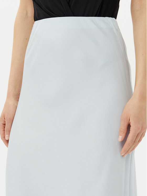 ViCOLO ViCOLO Maxi sukňa TD0472 Modrá Slim Fit