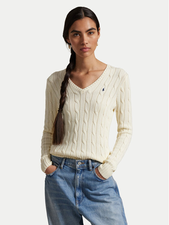 Polo Ralph Lauren Polo Ralph Lauren Maglione 211891641009 Écru Regular Fit