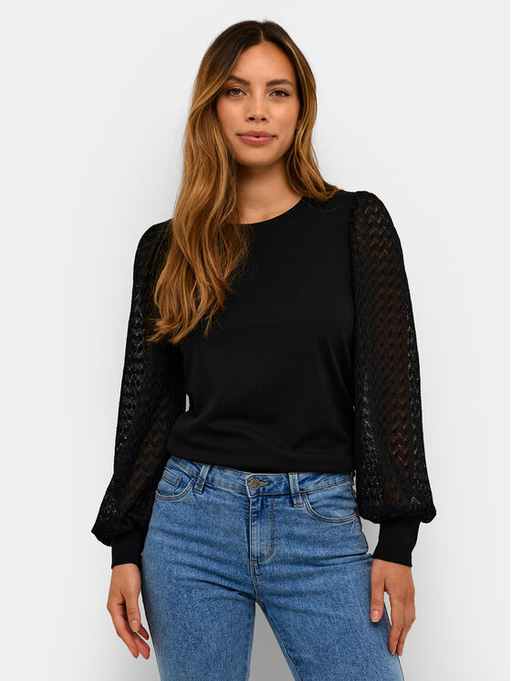 Kaffe Kaffe Bluse Serena 10508116 Schwarz Regular Fit