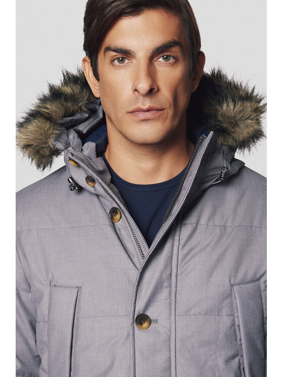 Lancerto Lancerto Kurtka zimowa Viborg KU097224000006 Szary Regular Fit