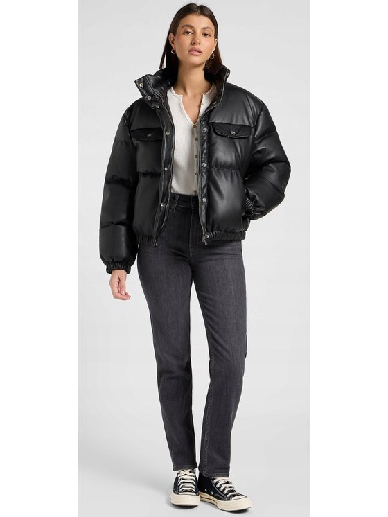 Lee Lee Jeansy Carol Czarny Mom Fit