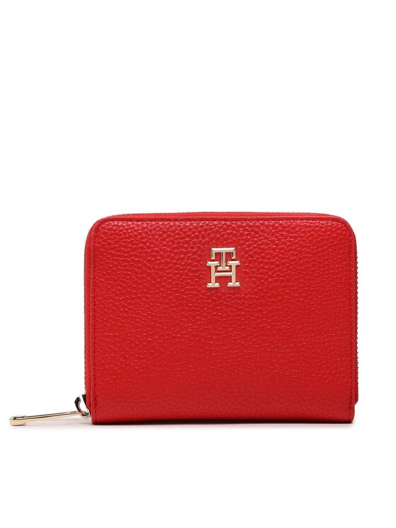 Tommy Hilfiger Tommy Hilfiger Πορτοφόλι Th Emblem Med Za AW0AW14649 Κόκκινο