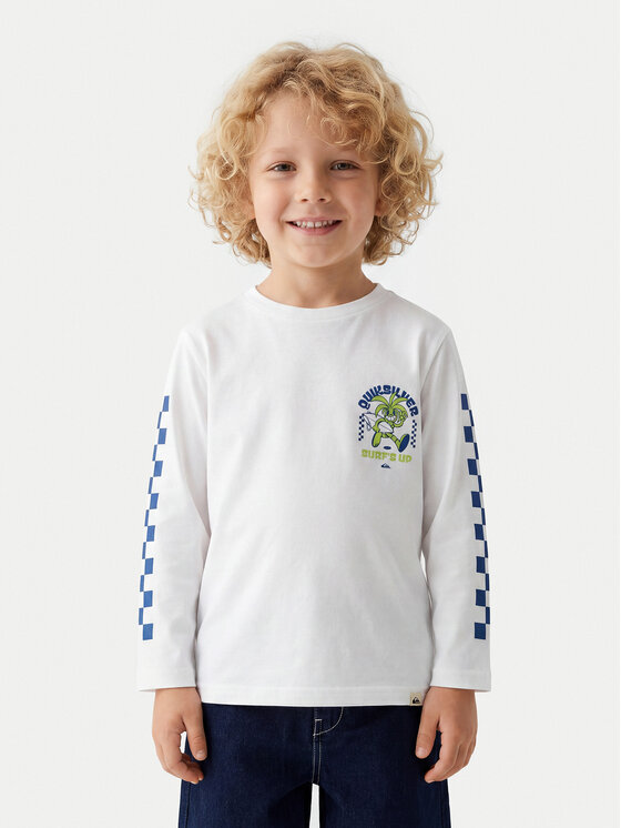 Quiksilver Tricou Ev Bloomsday EQKZT03572 Alb Regular Fit