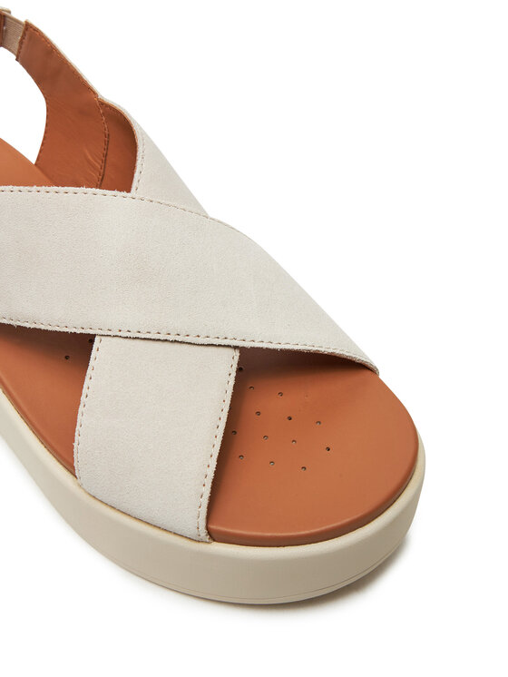 Geox Geox Sandały Donna D45M1B-022NF C5V2L Beżowy