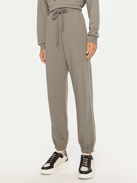 Max Mara Leisure Teplákové nohavice Pirano 2426786088 Béžová Regular Fit