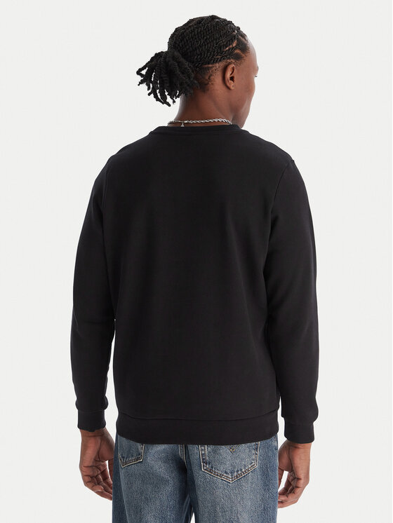 Kappa Kappa Mikina Authentic Nymphe 321Y1MW Čierna Comfort Fit