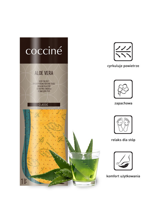Coccine Coccine Wkładki Aloe Vera Brązowy