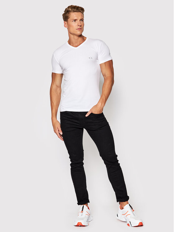Armani Exchange Armani Exchange 2er-Set T-Shirts 956004 CC282 42520 Schwarz Regular Fit