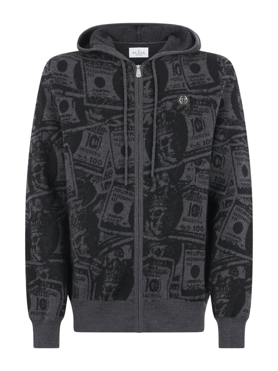 PHILIPP PLEIN PHILIPP PLEIN Cardigan 31387 Nero Regular Fit