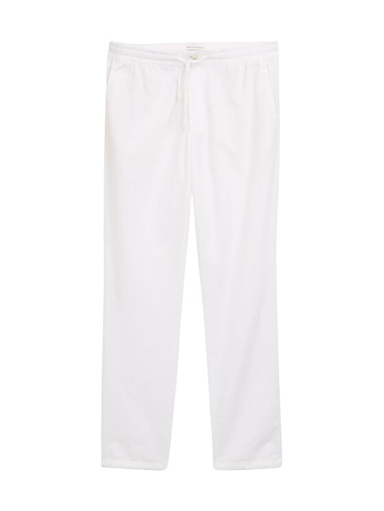 Tom Tailor Tom Tailor Bavlnené nohavice 1044716 Biela Regular Fit