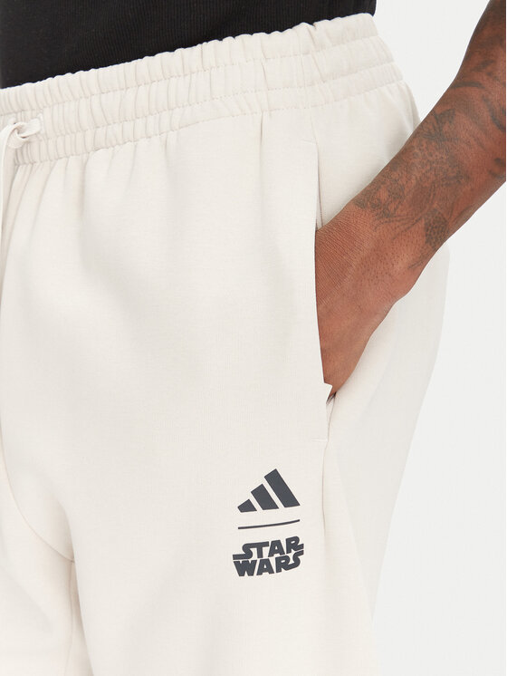 adidas adidas Donji dio trenerke Star Wars The Mandalorian™ JI5723 Bež Regular Fit