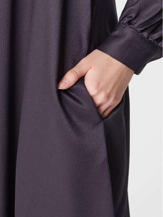 Peserico Peserico Sukienka codzienna S02172 Granatowy Regular Fit