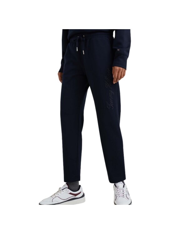 Tommy Hilfiger Tommy Hilfiger Teplákové kalhoty INTERLOCK Tmavomodrá Regular Fit