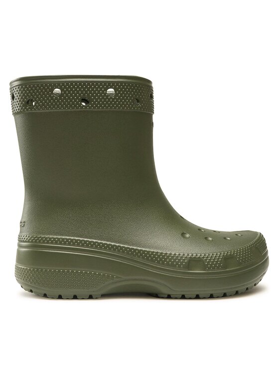 Crocs Gumijasti škornji Crocs Classic Rain Boot 208363 Zelena