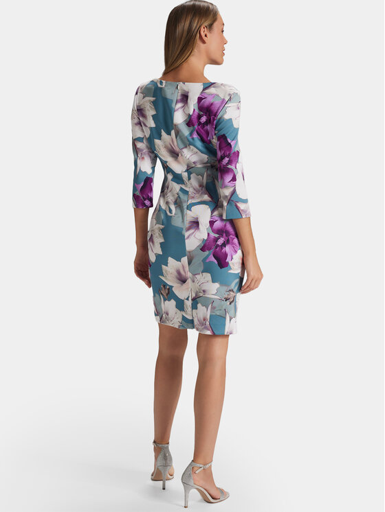 Swing Swing Cocktail obleka 5AG07300 Pisana Slim Fit