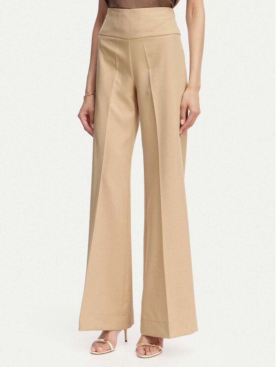 ACCESS FASHION Pantaloni din material 63-5022-135 Bej Flare Fit