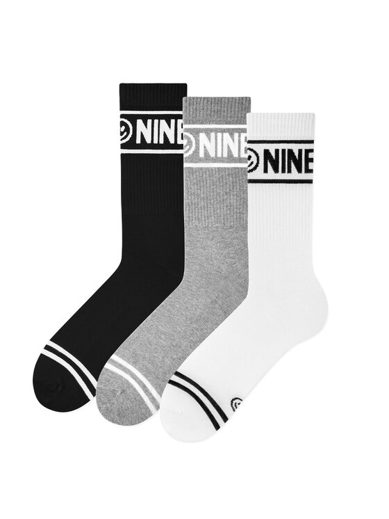 Zooksy Zooksy Zestaw 3 par wysokich skarpet unisex Nineties Kolorowy