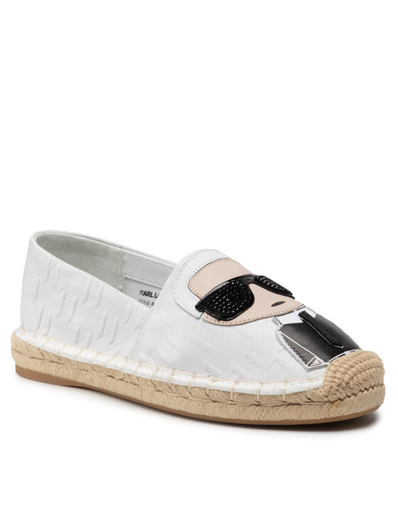 KARL LAGERFELD KARL LAGERFELD Espadrilės KL80121 Balta