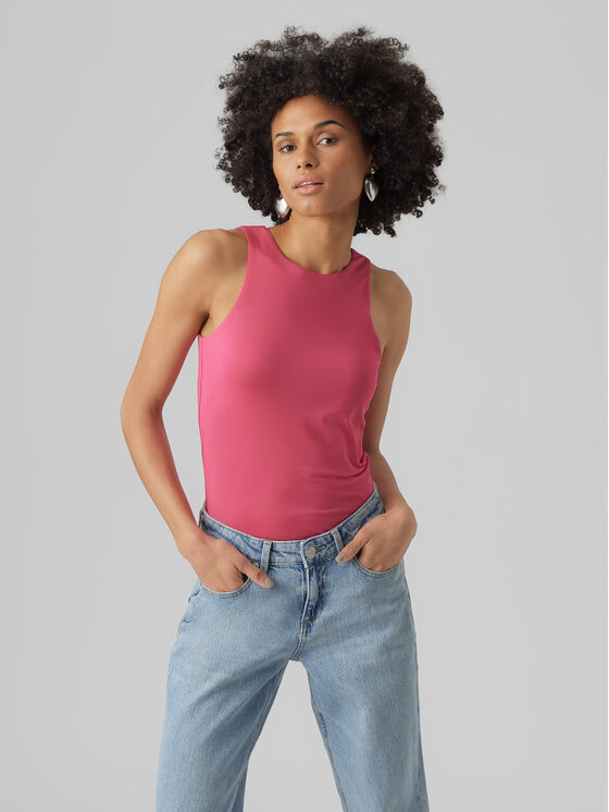 Vero Moda Vero Moda Marškinėliai Bianca 10279787 Rožinė Standard Fit