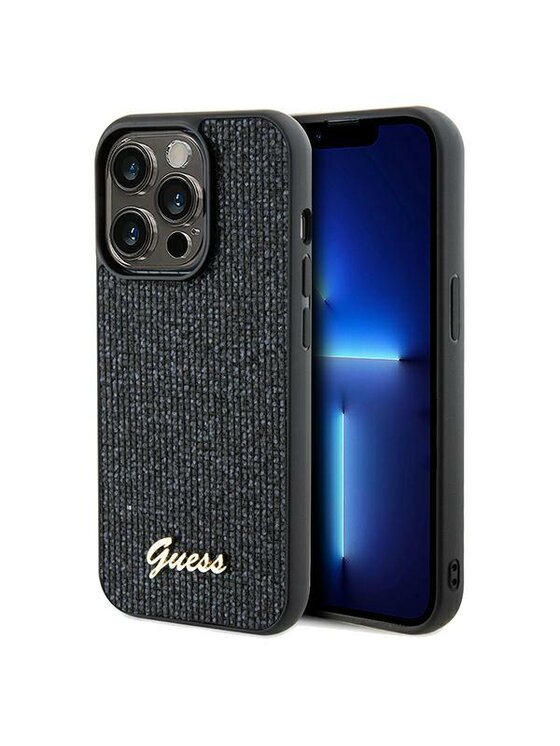 Etui na telefon Guess, Czarne, iPhone 14 Pro Max