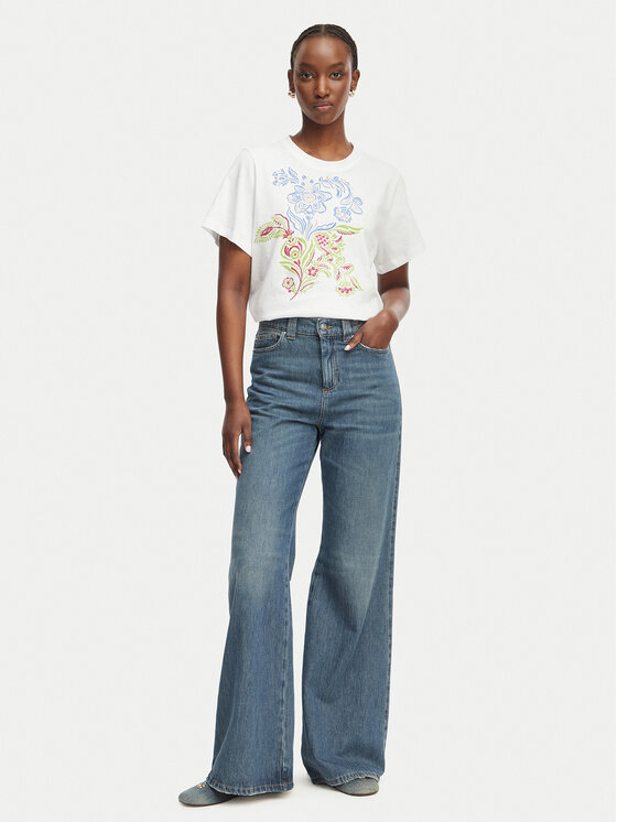 Marella Marella T-shirt Paraggi 2615971082 Bianco Relaxed Fit