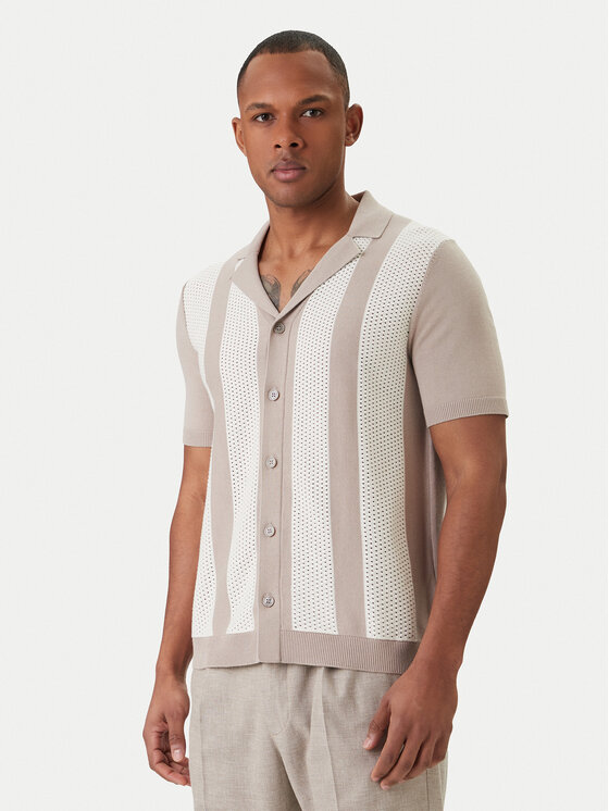 JOOP! Cămașă Galvo 30101514 Bej Regular Fit