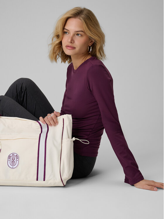 4F 4F Bluzka SPORT OFFICE Fioletowy Slim Fit