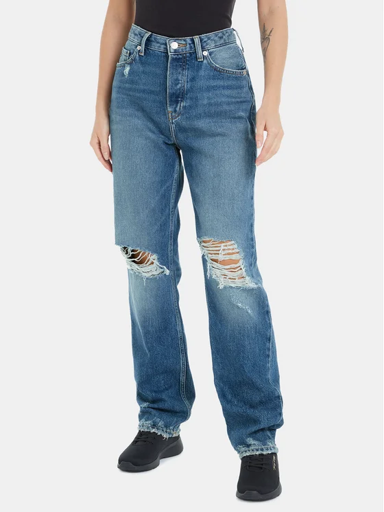 Tommy Hilfiger Jeans Classic WW0WW40041 Blau Straight Fit