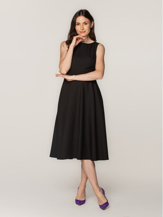 Willsoor Willsoor Sukienka koktajlowa 67608 Czarny A-Line Fit