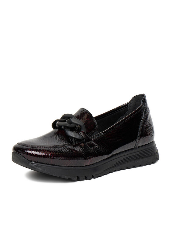 Rieker Rieker Nizki čevlji 49051-35 Bordo rdeča