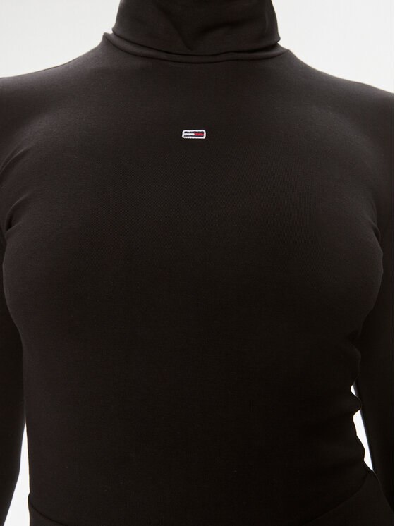 Tommy Jeans Tommy Jeans Vsakodnevna obleka DW0DW17524 Črna Slim Fit